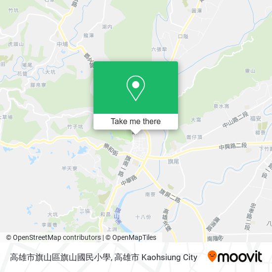 高雄市旗山區旗山國民小學地圖