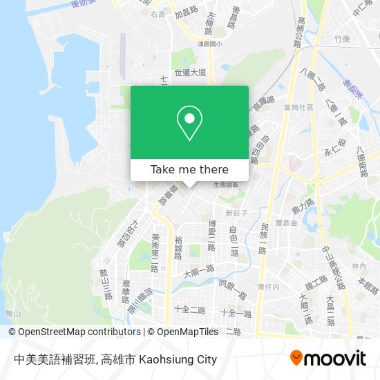 中美美語補習班地圖
