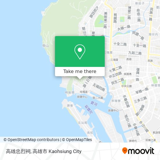 高雄忠烈祠 map
