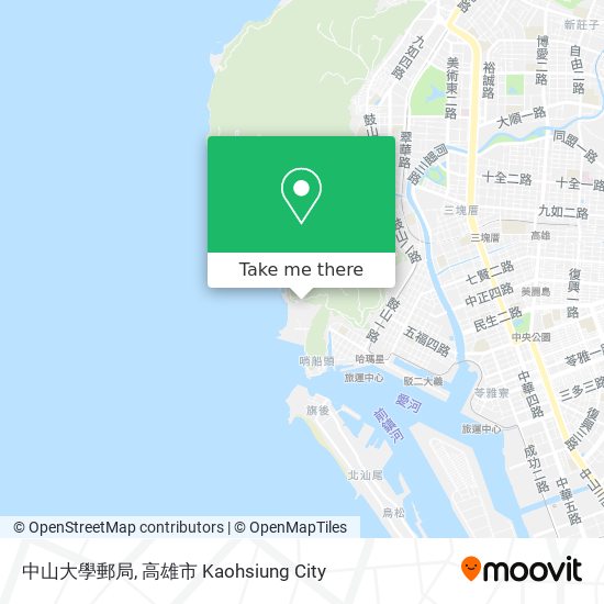 中山大學郵局地圖