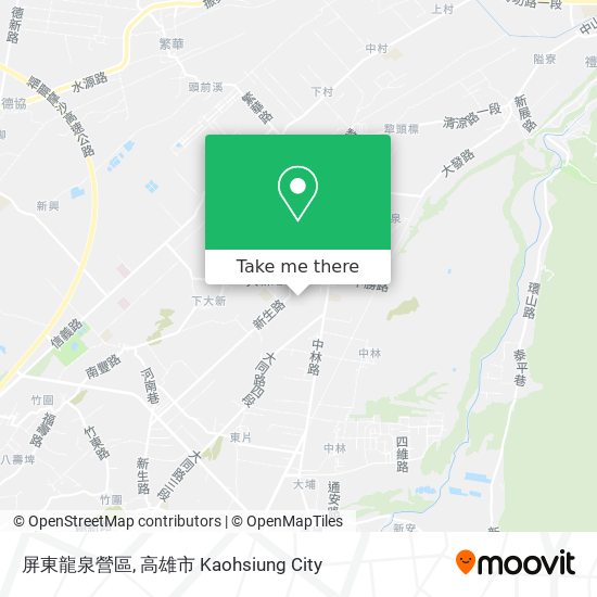 屏東龍泉營區 map