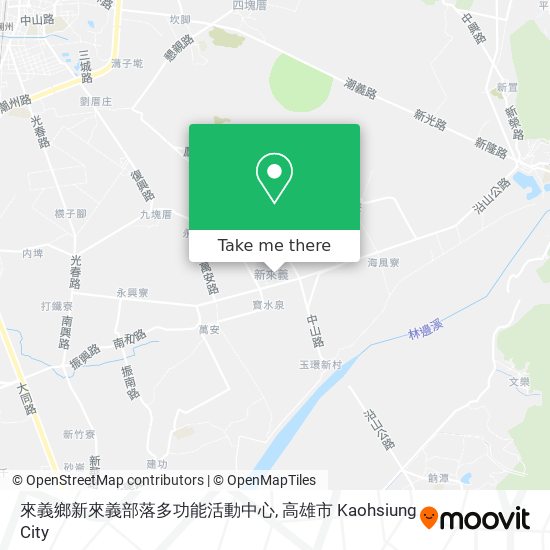 來義鄉新來義部落多功能活動中心地圖