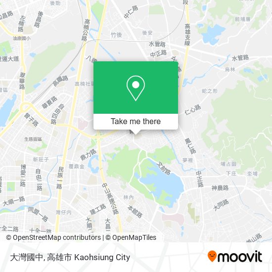大灣國中 map