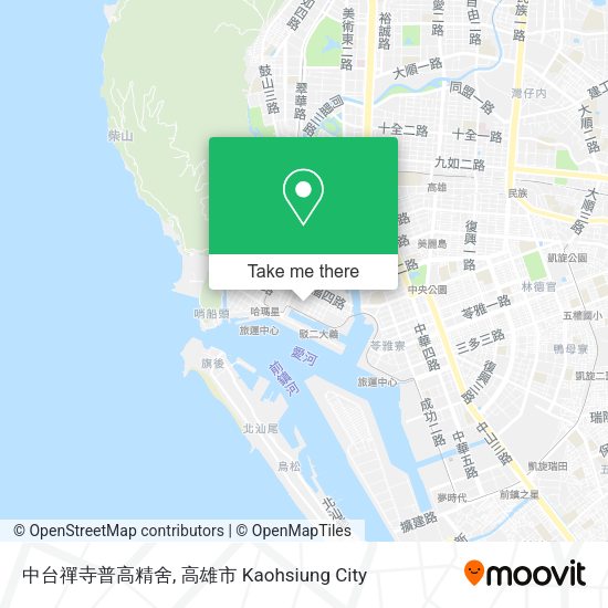 中台禪寺普高精舍地圖