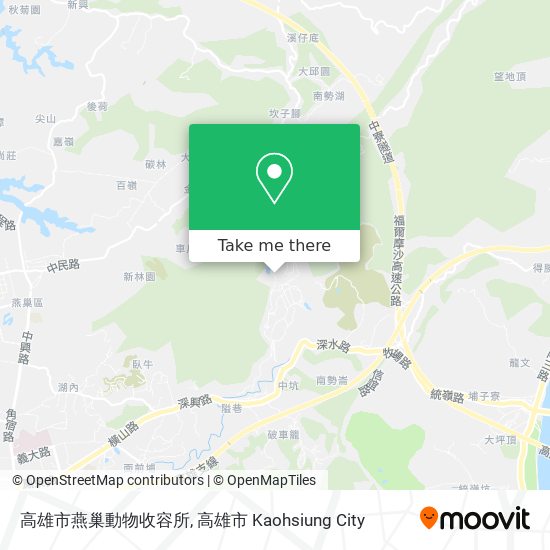 高雄市燕巢動物收容所 map