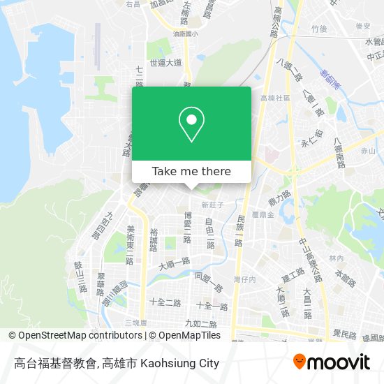 高台福基督教會地圖