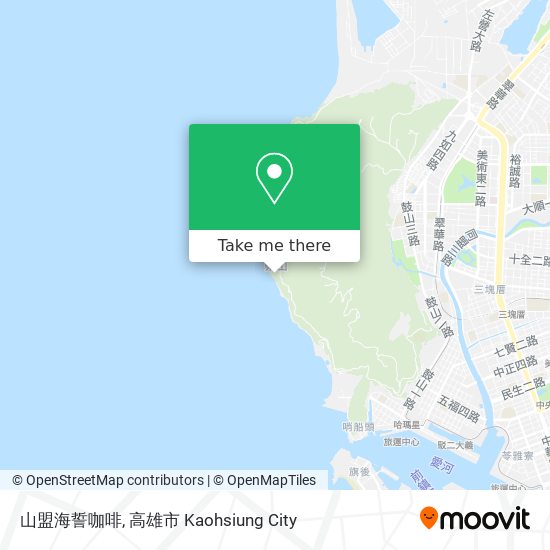 山盟海誓咖啡 map
