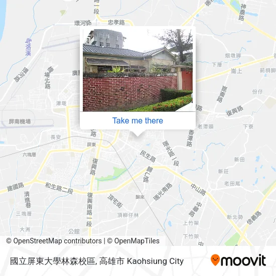 國立屏東大學林森校區 map