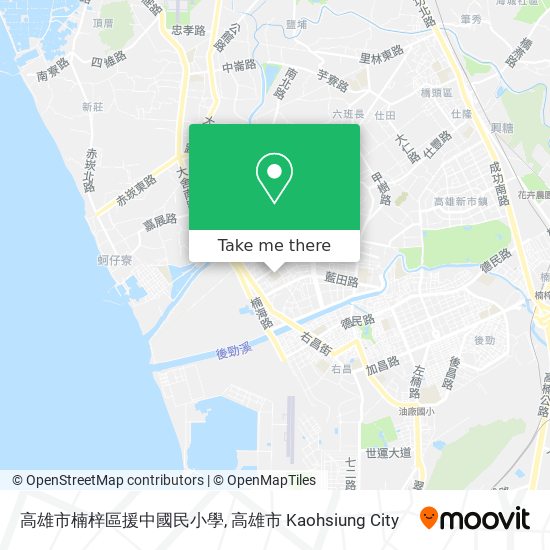 高雄市楠梓區援中國民小學 map