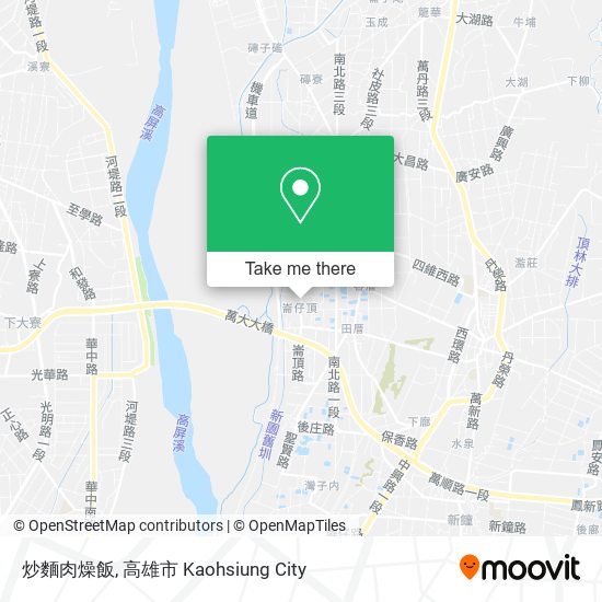 炒麵肉燥飯 map