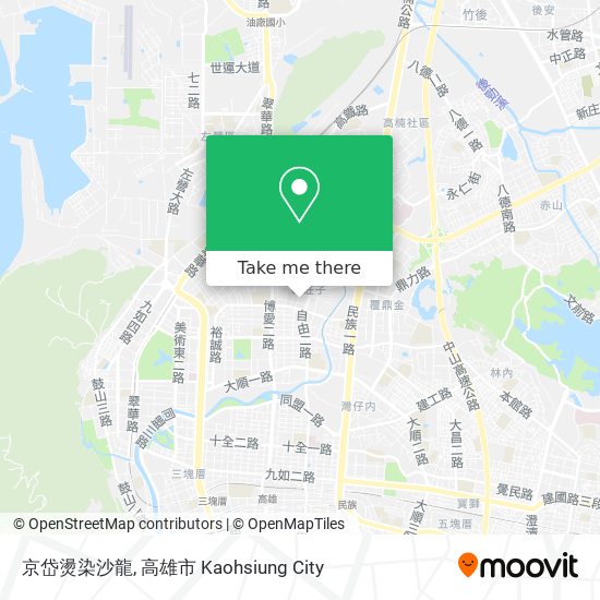 京岱燙染沙龍地圖