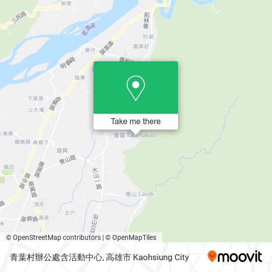 青葉村辦公處含活動中心 map