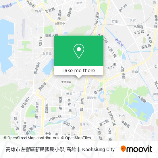 高雄市左營區新民國民小學地圖