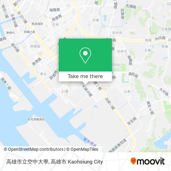 高雄市立空中大學 map