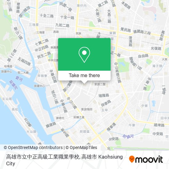 高雄市立中正高級工業職業學校地圖