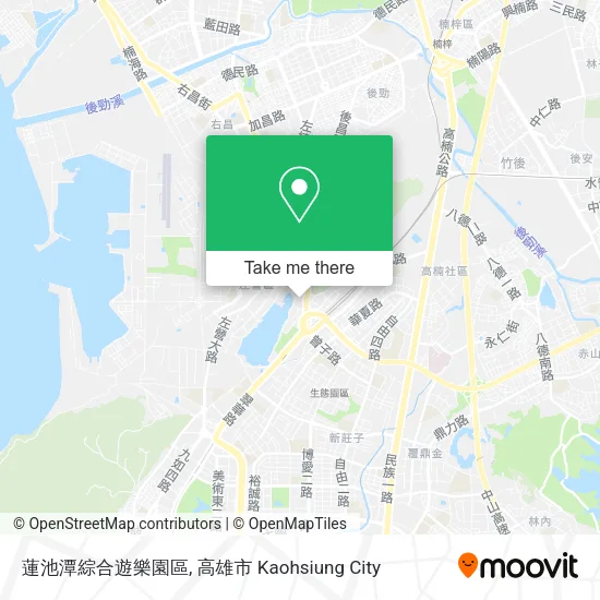 蓮池潭綜合遊樂園區地圖