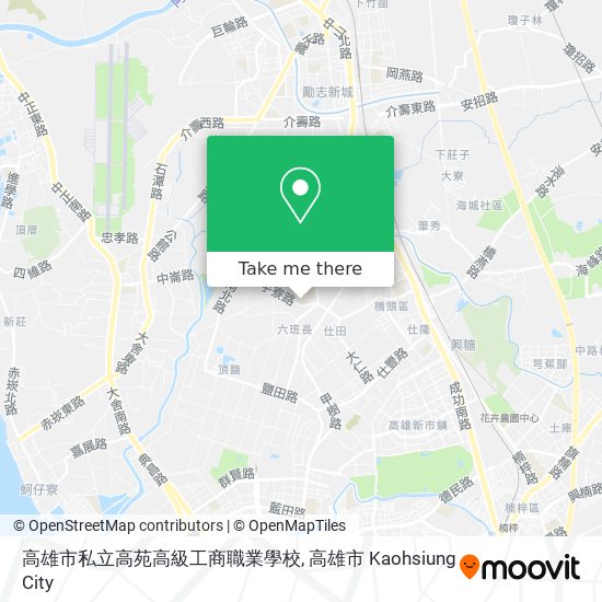 高雄市私立高苑高級工商職業學校地圖