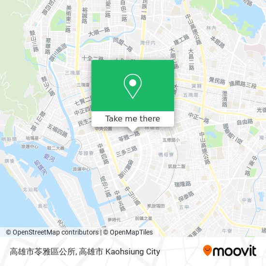 高雄市苓雅區公所 map