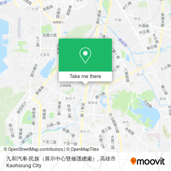 九和汽車-民族（展示中心暨修護總廠） map