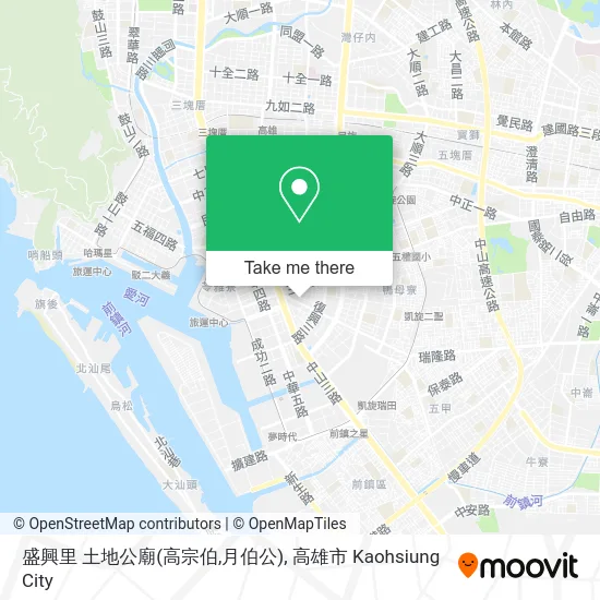 盛興里 土地公廟(高宗伯,月伯公) map