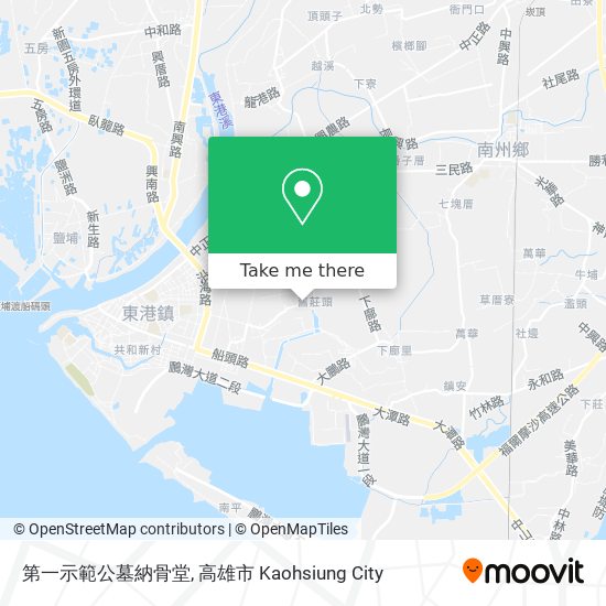 第一示範公墓納骨堂地圖