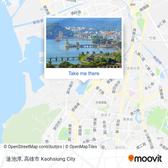 蓮池潭 map