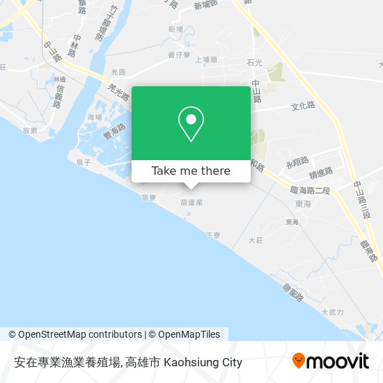 安在專業漁業養殖場 map