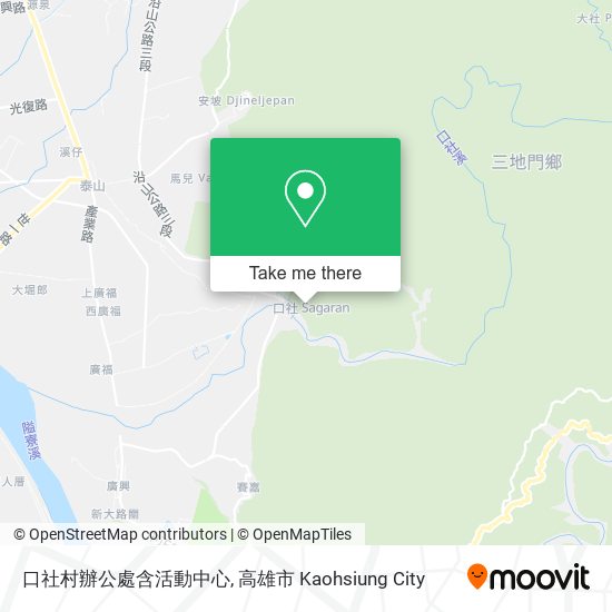 口社村辦公處含活動中心地圖