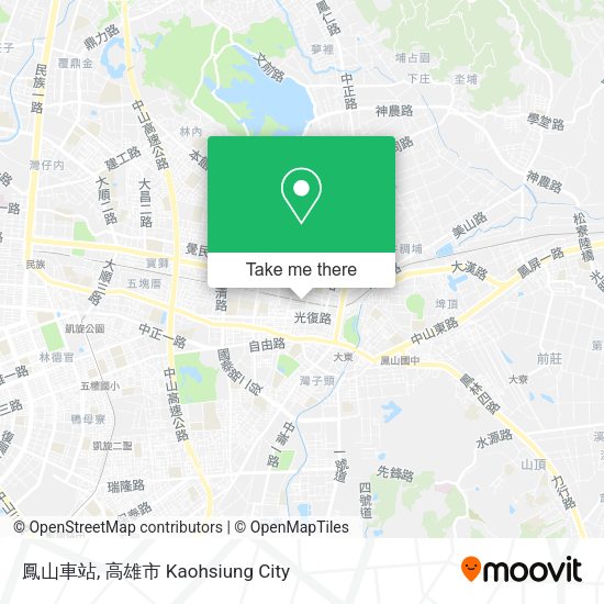 鳳山車站 map
