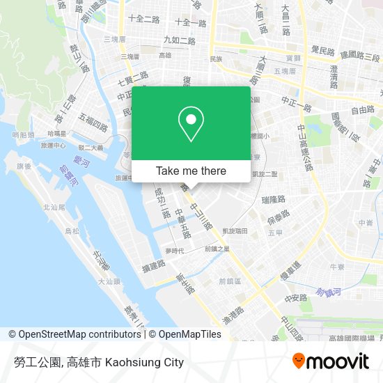 勞工公園 map