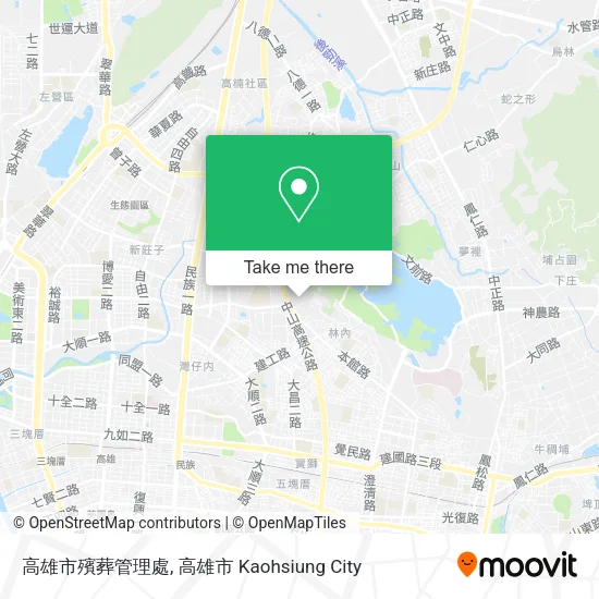 高雄市殯葬管理處 map