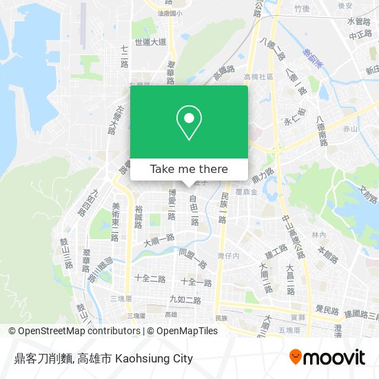 鼎客刀削麵 map