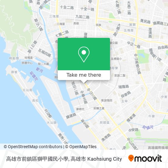高雄市前鎮區獅甲國民小學 map