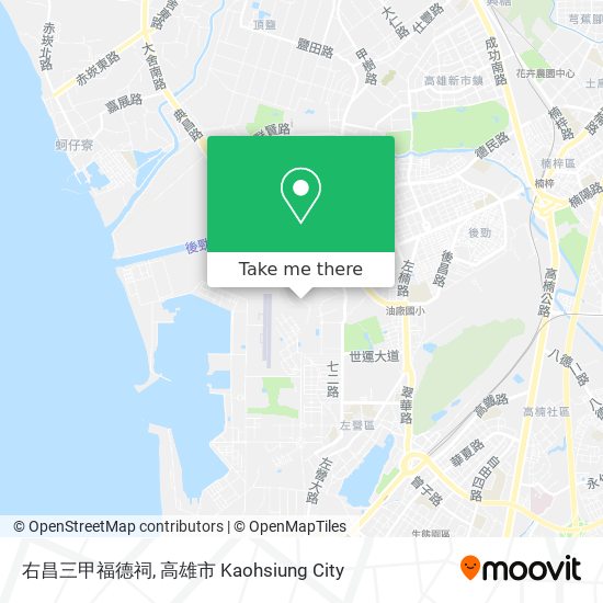 右昌三甲福德祠 map