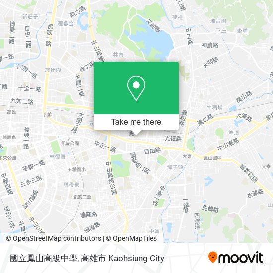 國立鳳山高級中學地圖