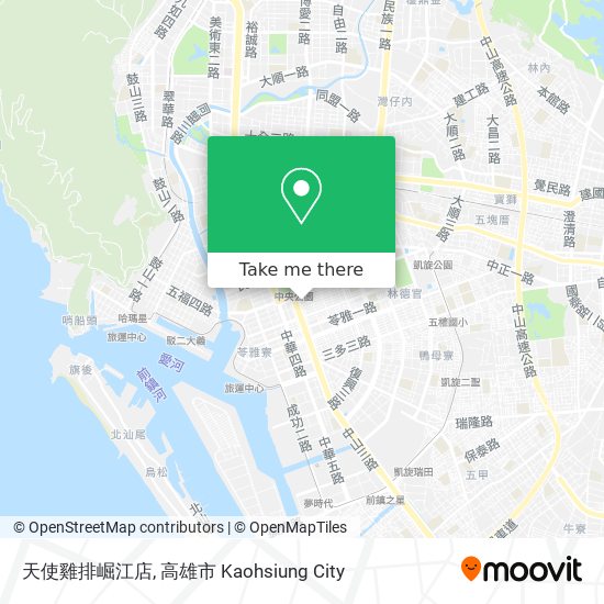 天使雞排崛江店 map