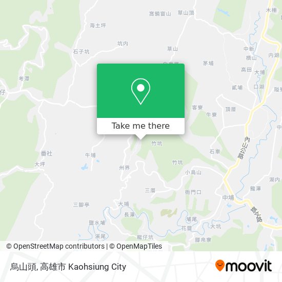 烏山頭地圖