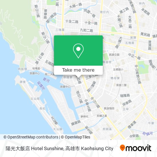 陽光大飯店 Hotel Sunshine map