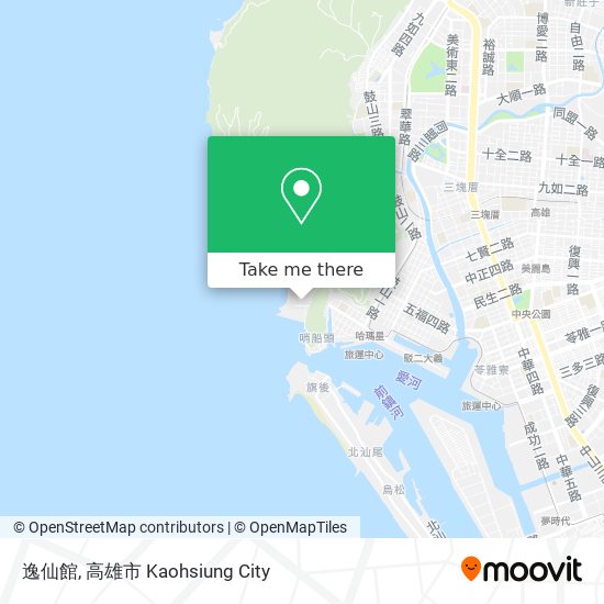 逸仙館地圖