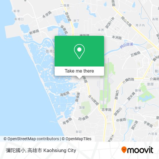 彌陀國小 map