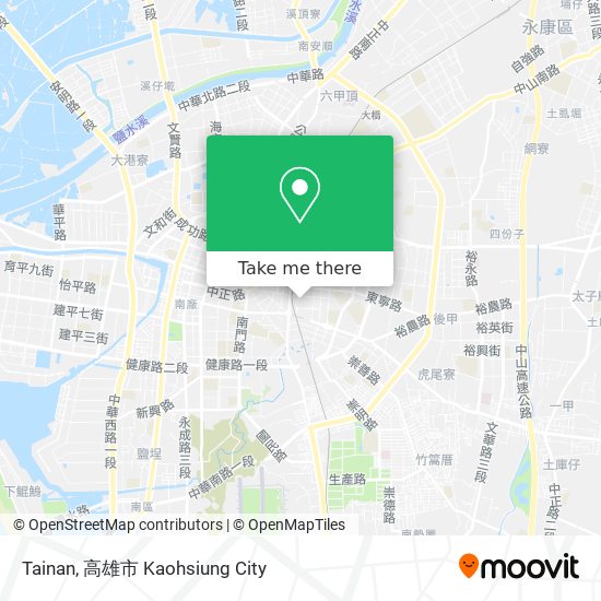 Tainan map