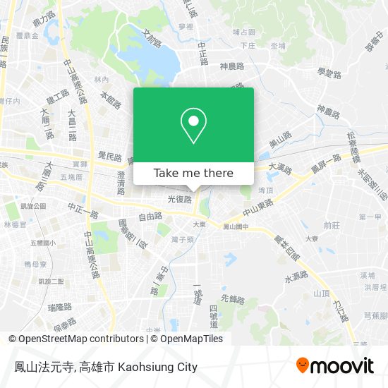 鳳山法元寺 map