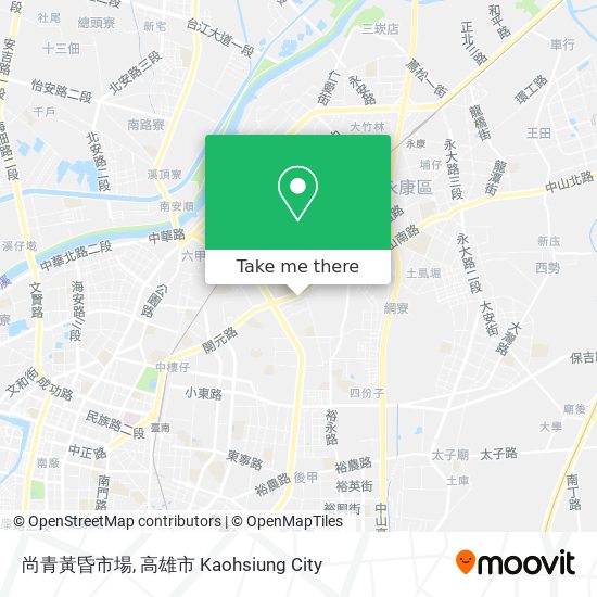 尚青黃昏市場 map