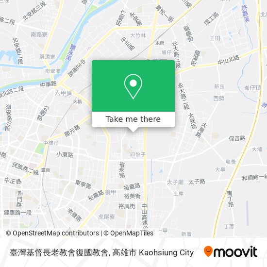 臺灣基督長老教會復國教會 map