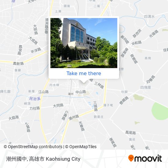 潮州國中地圖