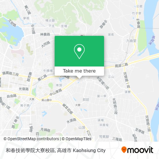 和春技術學院大寮校區 map