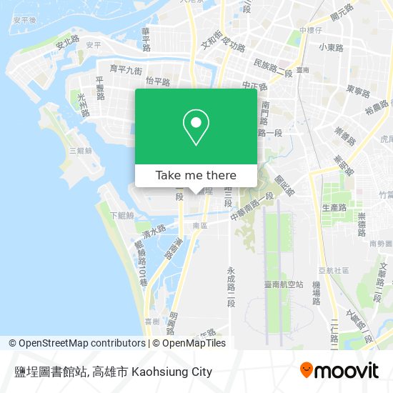 鹽埕圖書館站 map