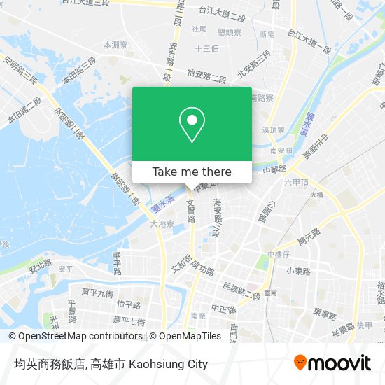 均英商務飯店地圖