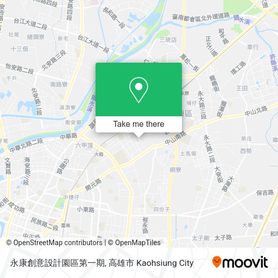 永康創意設計園區第一期地圖