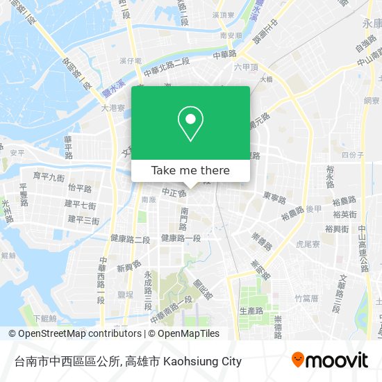 台南市中西區區公所 map